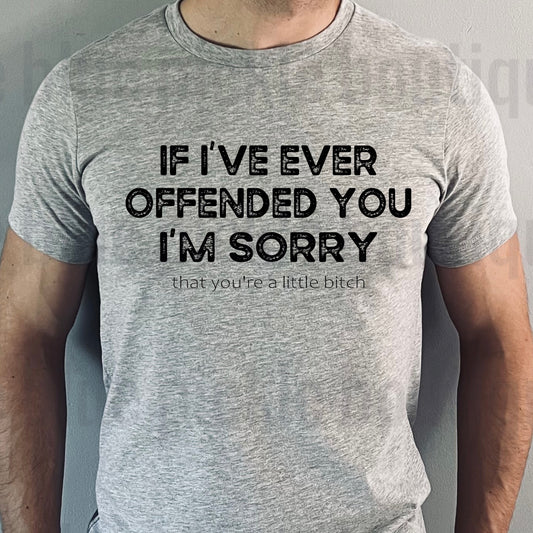 If I’ve Ever Offended You, I’m Sorry … that youre a little b*tch