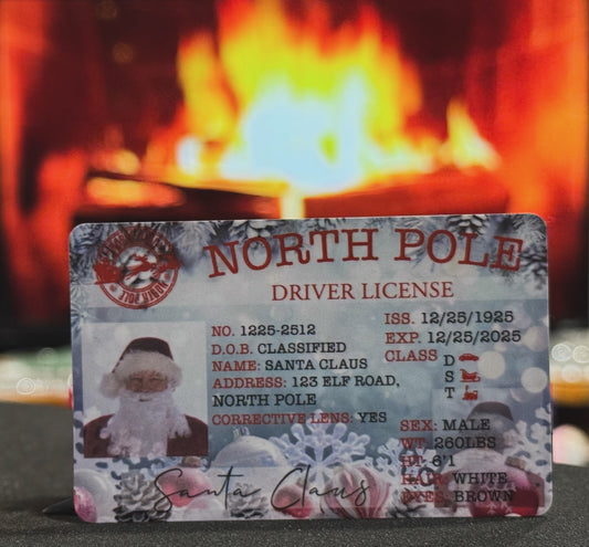 Santa’s Drivers License