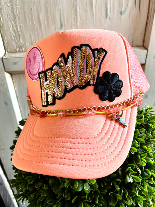 Howdy Sequin Trucker