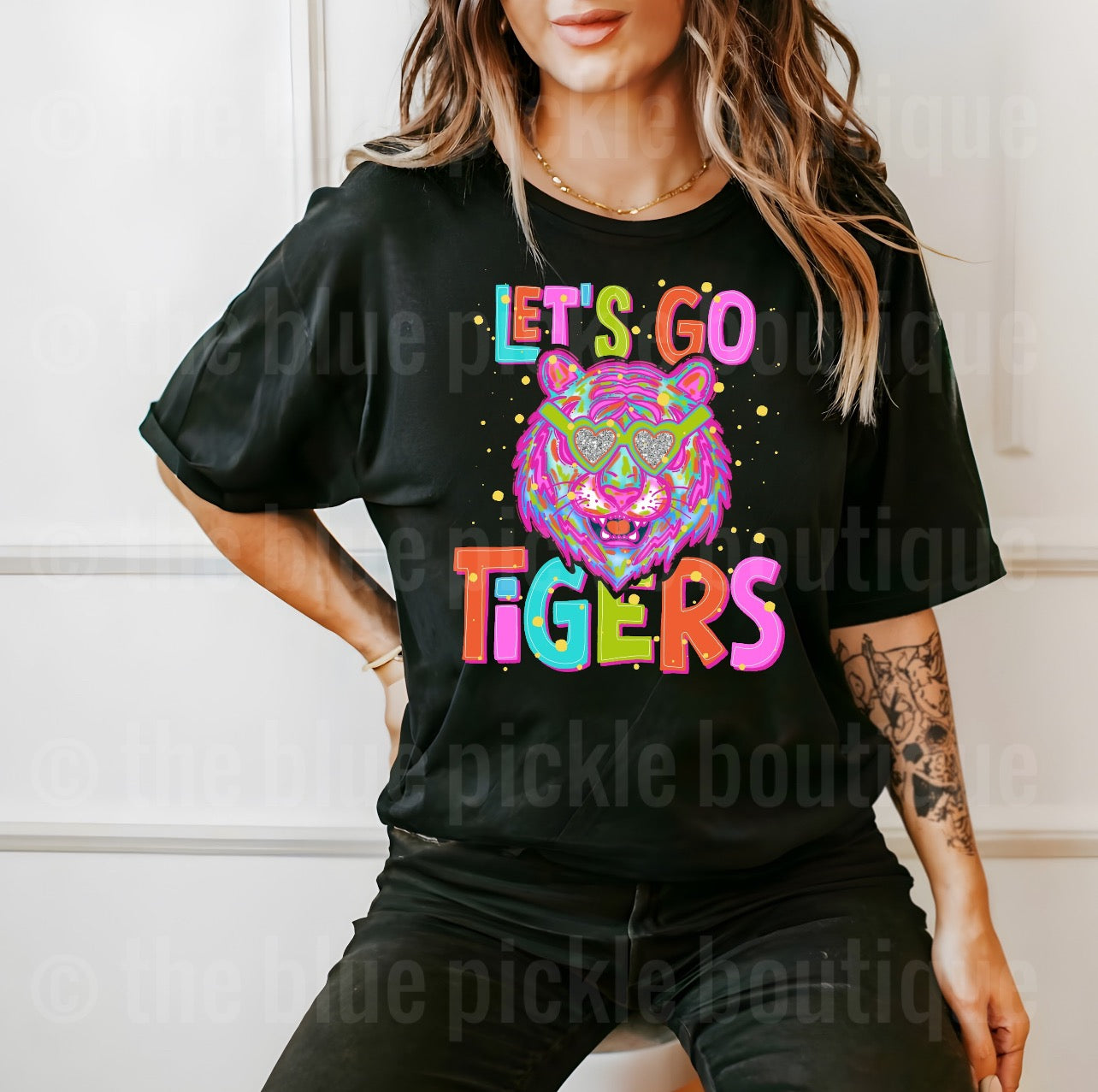 Neon Bright Mascot Tee