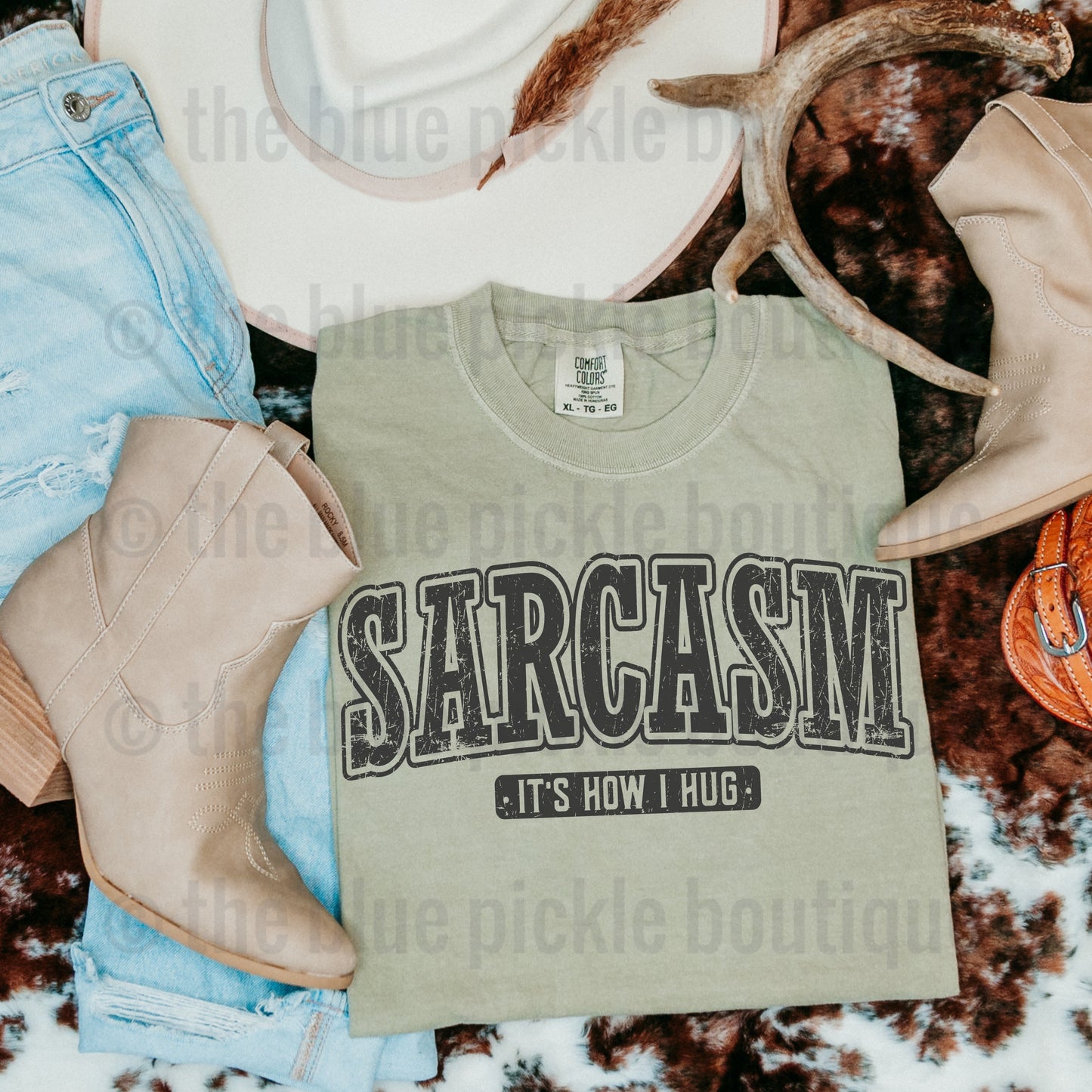 Sarcasm ~ it’s how I hug short sleeve