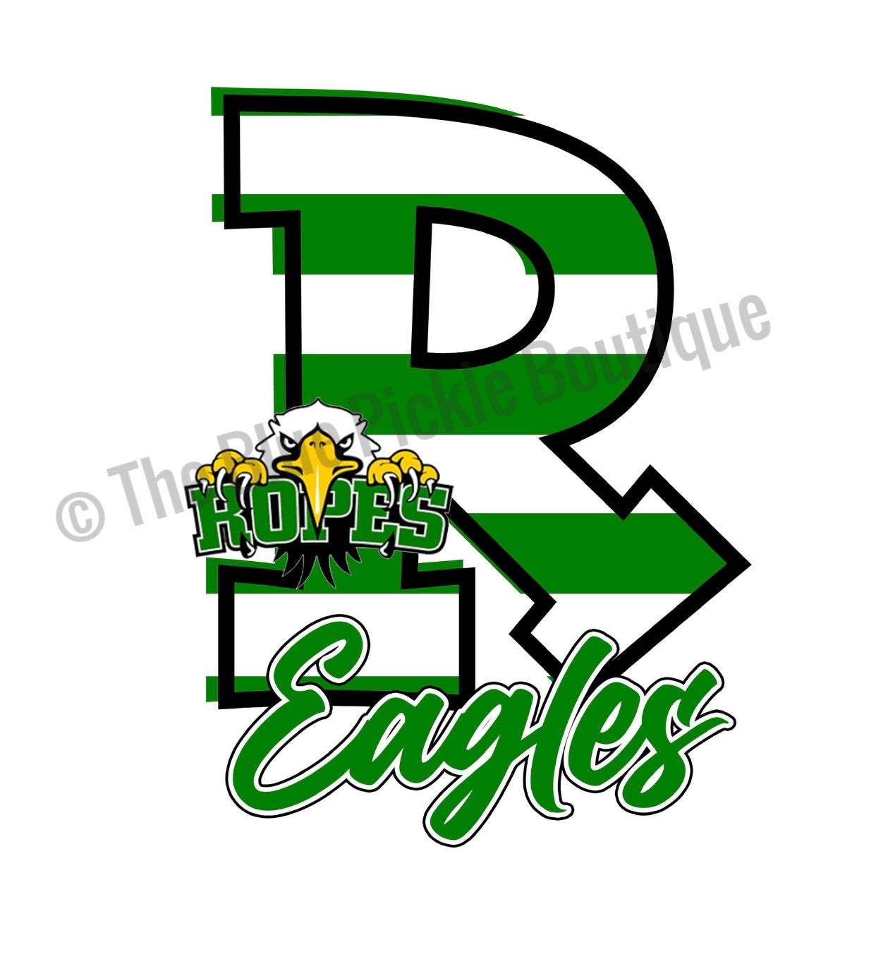 Large School Spirit Car Window Sticker